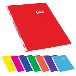 Keskin Color Spiralli Defter Cool Plastik Kapak Çizgili 72 YP A5 -450721-99