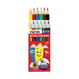 Fatih Kuru Boya Yarım Boy 6 Renk -33006