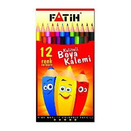 Fatih Kuru Boya Karton Kutu Tam Boy 12 Lİ -33112