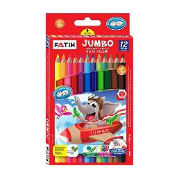 Fatih Kuru Boya Karton Kutu Jumbo Tam Boy 12 Lİ -33412
