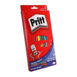 Pritt Kuru Boya Karton Kutu Jumbo Üçgen 12 Renk -1219733