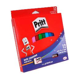 Pritt Pastel Boya Jumbo Silinebilir Üçgen 12 Lİ -44629
