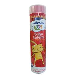 Pensan Kidz Kuruboya Tüplü 24 Renk Tam Boya Kalemi -8692404980525