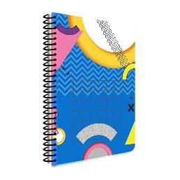 Faber Castell A4 120yp Çizgili PP Kapak Pattern Spiralli Defter -8681241169019