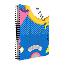 Faber Castell A4 120yp Çizgili PP Kapak Pattern Spiralli Defter